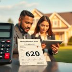 Credit score needed for a mortgage